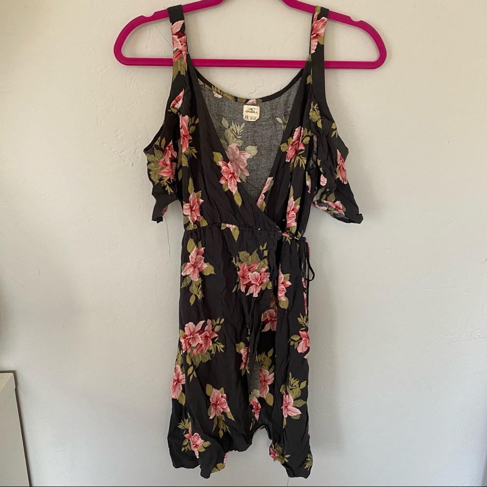 O’Neill Cecelia Cold Shoulder Wrap Dress